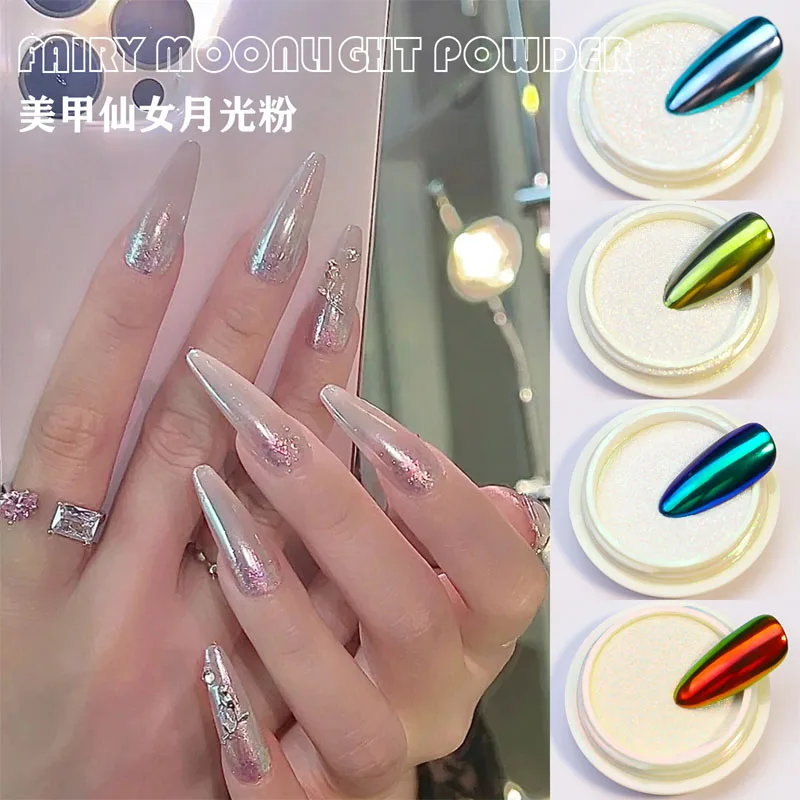 1 Box Moonlight White Aurora Powder Nail Glitter Powder Fairy Gloss Nails Art Pigment Dust UV Gel Polish Accessories
1 Box Moonlight White Aurora Powder Nail Glitter Powder Fairy Gloss Nails Art Pigment Dust UV Gel Polish Accessories