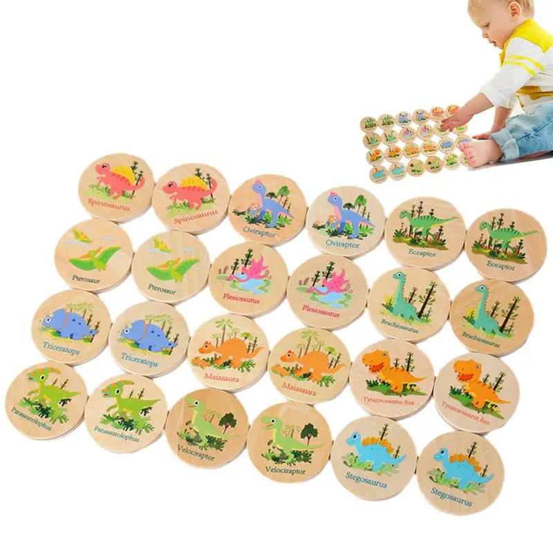 

Dinosaur Matching Game Memory Matching Cards Adorable Developmental Creative Funny Dinosaur Memory Game Preschool Toddler Memory