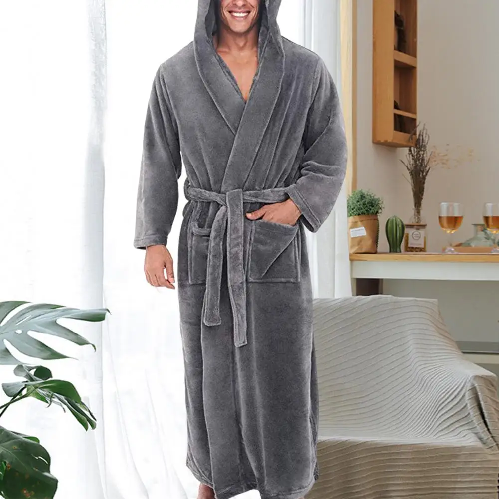 Men'S Winter Warm Robes Thick Lengthened Plush Shawl Bathrobe Kimono Home Clothes Long Sleeved Robe Coat Peignoir Homme Hot
Men'S Winter Warm Robes Thick Lengthened Plush Shawl Bathrobe Kimono Home Clothes Long Sleeved Robe Coat Peignoir Homme Hot