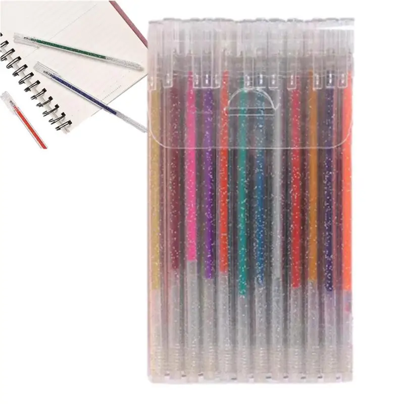 

Glitter Gel Pen Markers Art Gel Pens With Shine Sparkle In Multicolor Smooth Ink Color Pens Art Supplies For Doodling Coloring