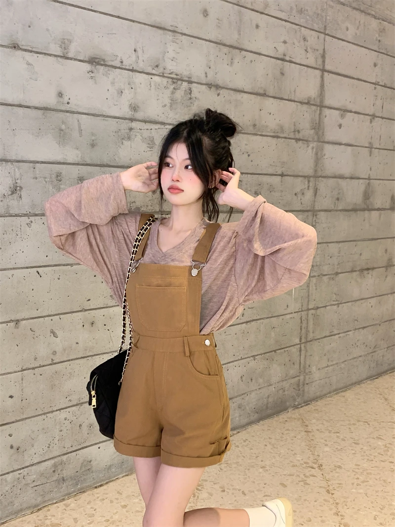 The New 2024 Show High Show Legs Long Summer High Waist Personality Hole In Maillard Color Straps Shorts
The New 2024 Show High Show Legs Long Summer High Waist Personality Hole In Maillard Color Straps Shorts