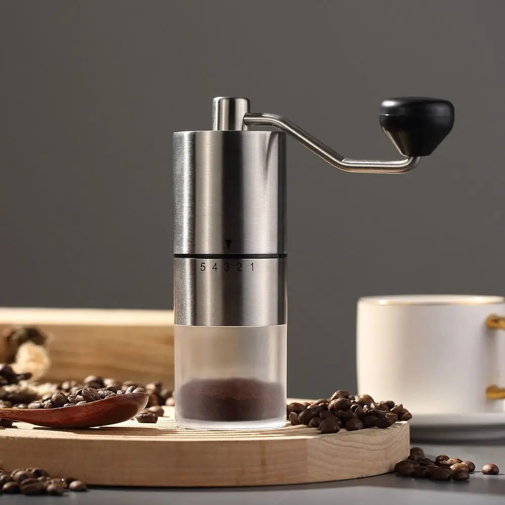 Stainless Steel Manual Coffee Grinder Ceramic Conical Burr Portable Hand Crank Mill Labor-Saving Ergonomic Handle Spice Grinder
Stainless Steel Manual Coffee Grinder Ceramic Conical Burr Portable Hand Crank Mill Labor-Saving Ergonomic Handle Spice Grinder
