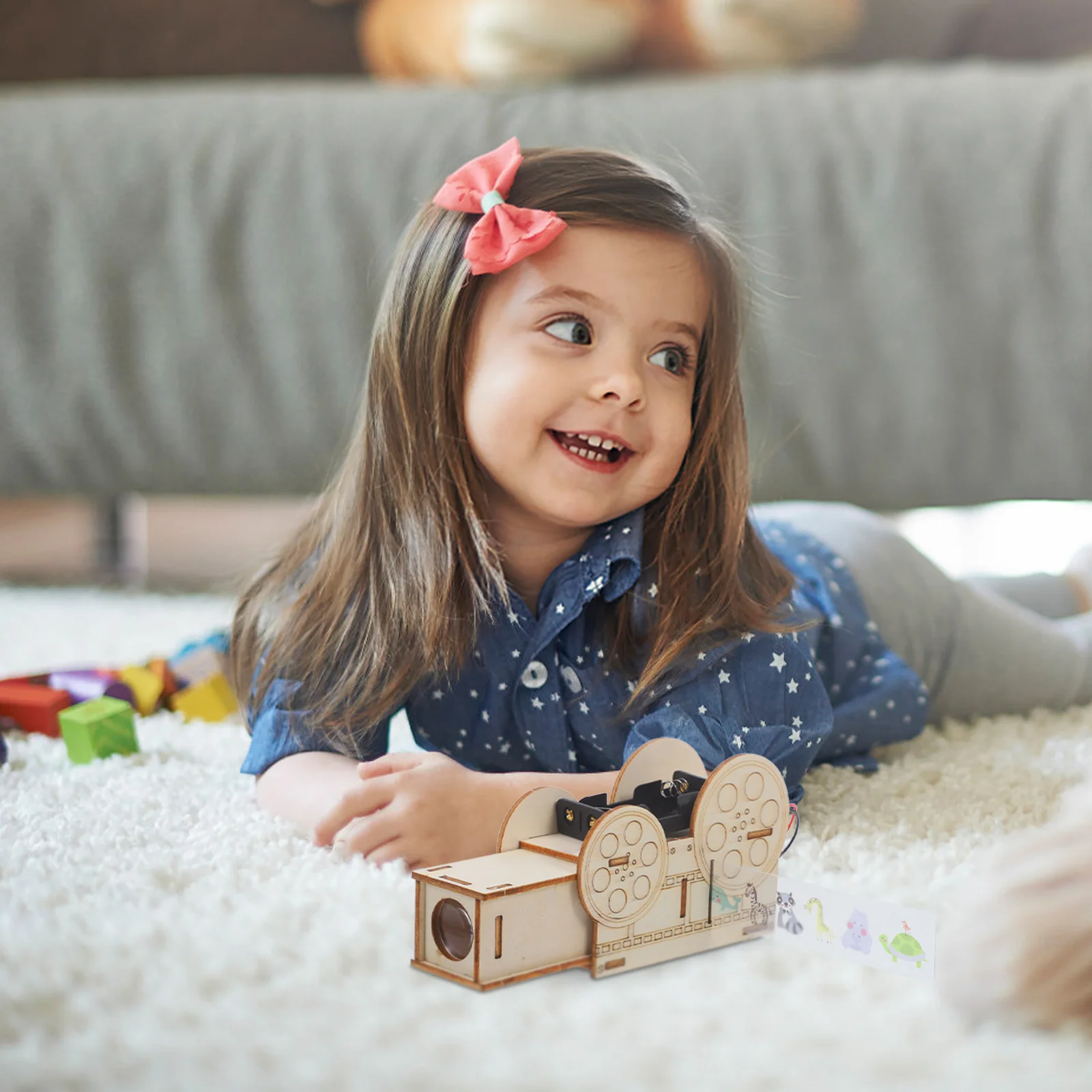 Kids Toys Homemade Projector DIY Science Materials Wooden Kit Laboratory Components Manual Tools Pupils 
Kids Toys Homemade Projector DIY Science Materials Wooden Kit Laboratory Components Manual Tools Pupils