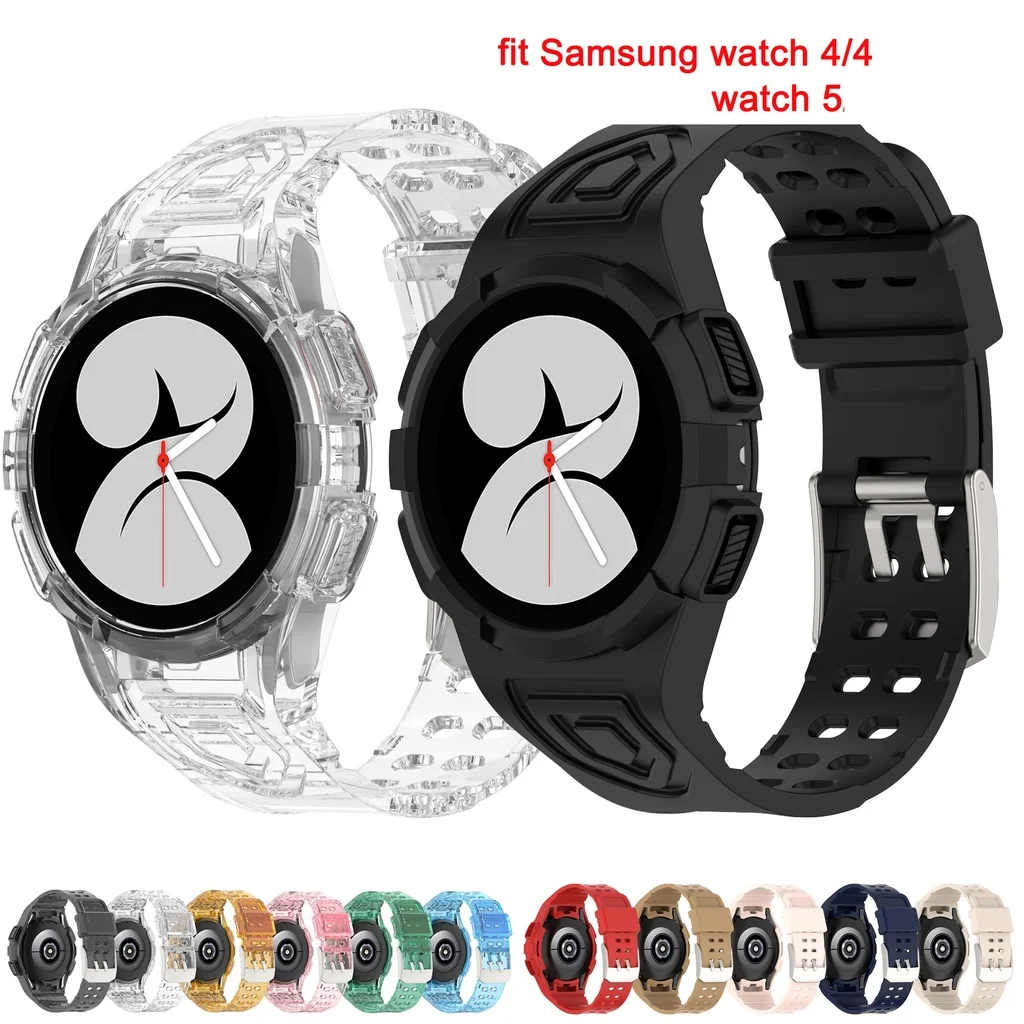 Transparent Strap + Case For Samsung Galaxy Watch 4 5 Watch4 40mm 44mm Watch5 Soft Bracelet Accessories Watchbands
Transparent Strap + Case For Samsung Galaxy Watch 4 5 Watch4 40mm 44mm Watch5 Soft Bracelet Accessories Watchbands