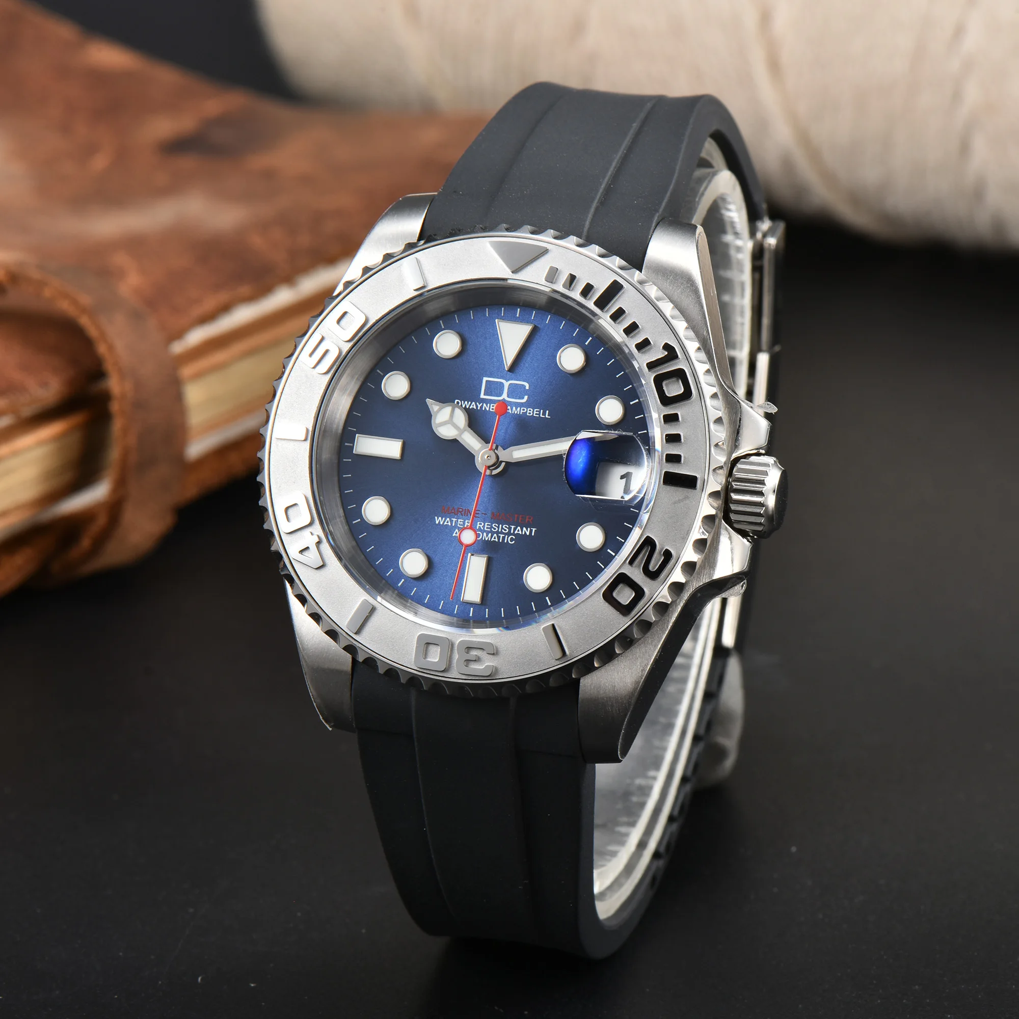 

Luxury 41mm Yacht Style NH35 Automatic Movement 904L Stainless steel Strap Sapphire Glass Waterproof Watch