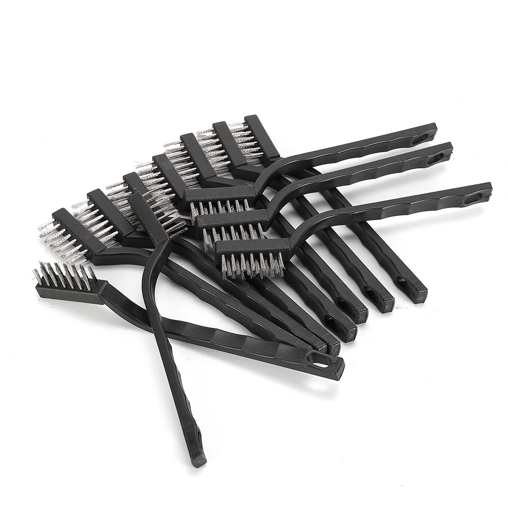 12PCS Clening Wire Brushes Mini Stainless Steel DIY Paint Rust Remover Removal Household Cleaning Stainless Steel Brush
12PCS Clening Wire Brushes Mini Stainless Steel DIY Paint Rust Remover Removal Household Cleaning Stainless Steel Brush
