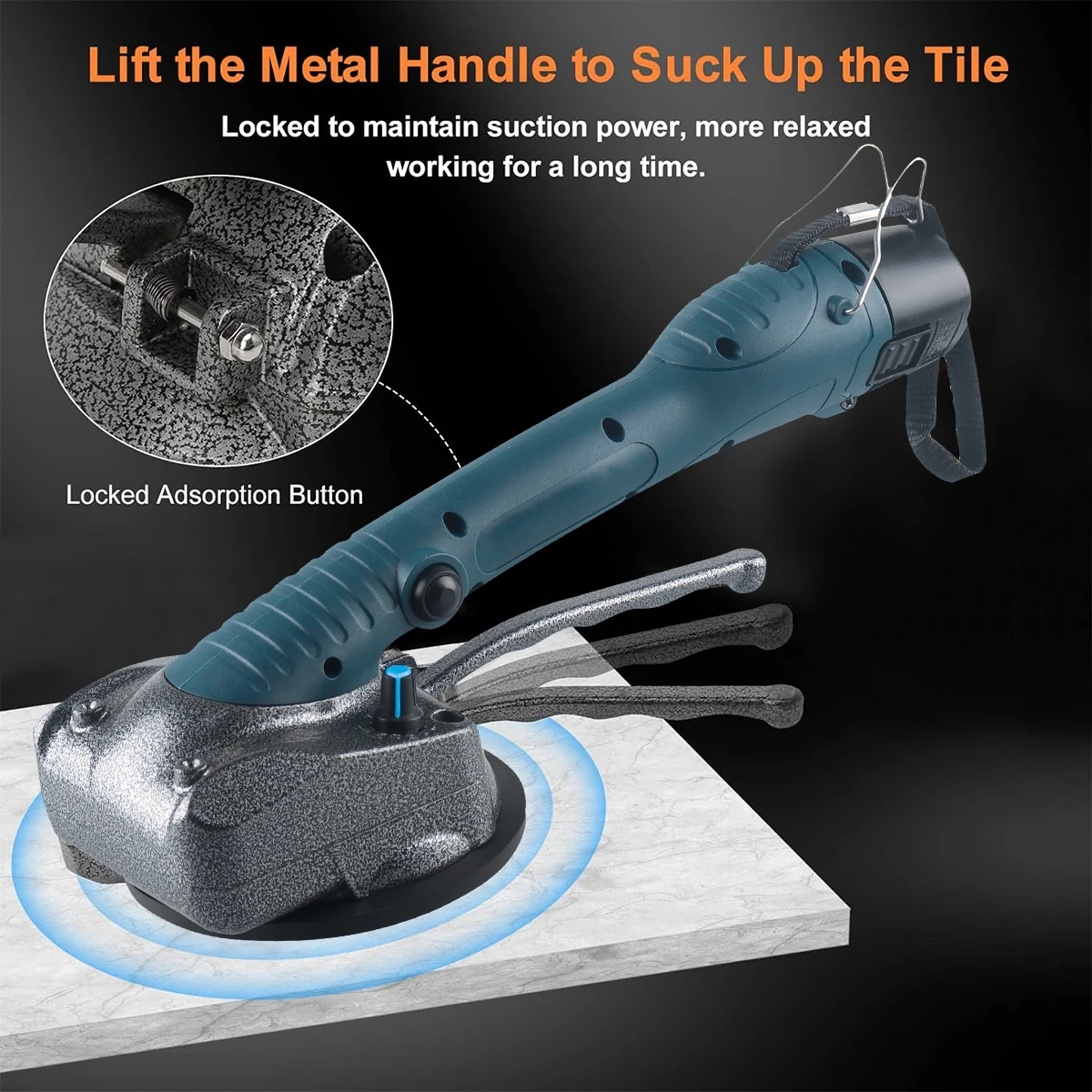 12V/21V Tile Tiling Machine High Loading Capacity Wall Floor Tiles Laying Vibrating Tool Utility Tools with Enlarged Suction Cup 12V/21V Tile Tiling Machine High Loading Capacity Wall Floor Tiles Laying Vibrating Tool Utility Tools with Enlarged Suction Cup