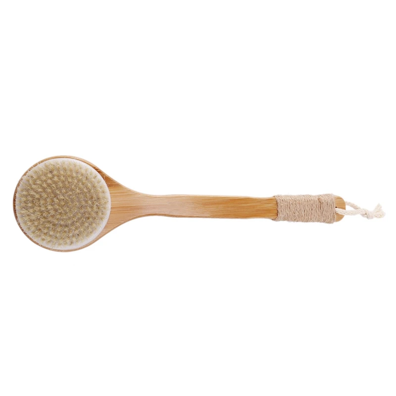 3X Dry Skin Body Brush Bath Exfoliating Brush Natural Bristles Back Scrubber With Long Wooden Handle For Shower
3X Dry Skin Body Brush Bath Exfoliating Brush Natural Bristles Back Scrubber With Long Wooden Handle For Shower