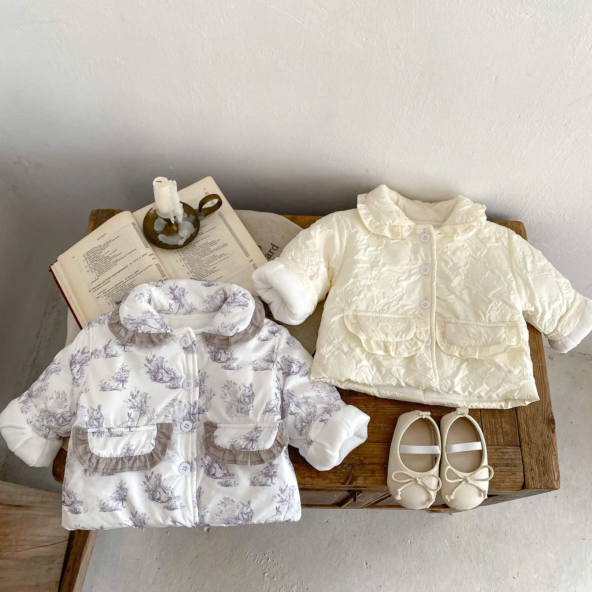 2023 Winter New Baby Girl Long Sleeve Warm Coat Plus Velvet Thick Infant Girl Cute Lace Collar Jacket Toddler Warm Clothes
2023 Winter New Baby Girl Long Sleeve Warm Coat Plus Velvet Thick Infant Girl Cute Lace Collar Jacket Toddler Warm Clothes