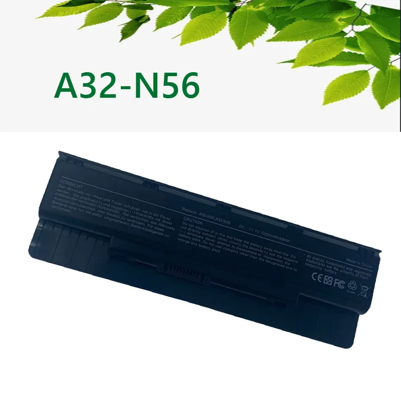 A32-N56 Аккумулятор для ноутбука ASUS N46 N46V N46VJ N46VM N46VZ N56 N56V N56VJ N56VM N76 N76VZ A31-N56 A33-N56
A32-N56 Аккумулятор для ноутбука ASUS N46 N46V N46VJ N46VM N46VZ N56 N56V N56VJ N56VM N76 N76VZ A31-N56 A33-N56