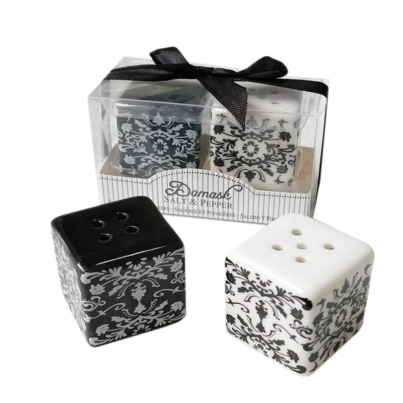 Free shipping 30sets=60pcs/lot ceramic damask salt and pepper shaker sets in gift box wedding bridal shower gifts souvenirs
Free shipping 30sets=60pcs/lot ceramic damask salt and pepper shaker sets in gift box wedding bridal shower gifts souvenirs