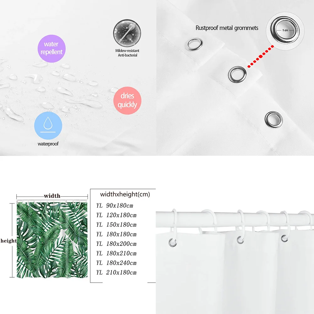 Shower Curtain Waterproof Polyester Fabric Paint Colorful Bath Curtains Monsters Jam Home Bathroom Decor Curtain With Hook Shower Curtain Waterproof Polyester Fabric Paint Colorful Bath Curtains Monsters Jam Home Bathroom Decor Curtain With Hook