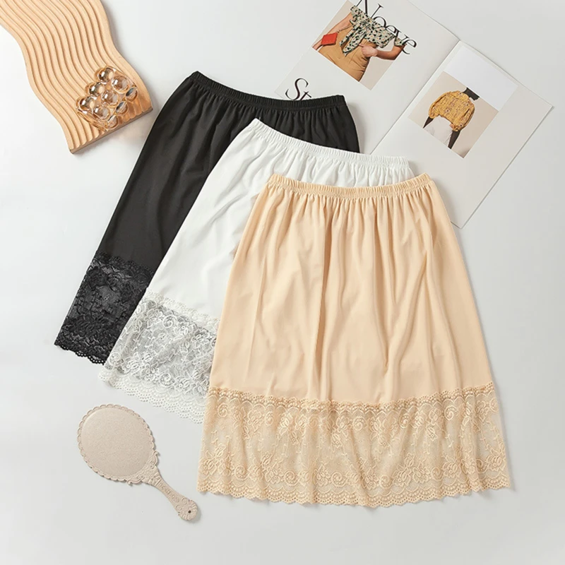 Women Skirt Extender Knee Lace Slip Hollow A-Line Half Extenders Women Lady Lace Casual Skirt Underskirt Petticoat
Women Skirt Extender Knee Lace Slip Hollow A-Line Half Extenders Women Lady Lace Casual Skirt Underskirt Petticoat