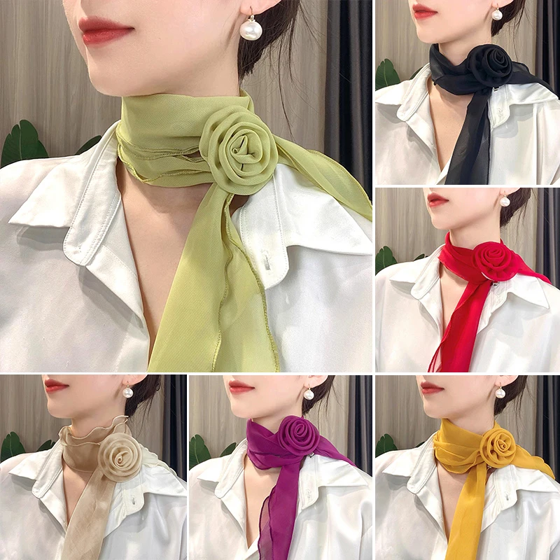 Mesh Thin Gauze Breathable Thin Scarf For Women Rose Decoration Long Scarf Parties Clothing Accessories Gifts Girls
Mesh Thin Gauze Breathable Thin Scarf For Women Rose Decoration Long Scarf Parties Clothing Accessories Gifts Girls