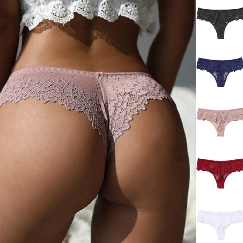 

Sexy Lace Waist Hollow Out G-strings Thong Women Lingerie Panties Thongs Femme Panty T-back Underwear Briefs Knickers Traceless