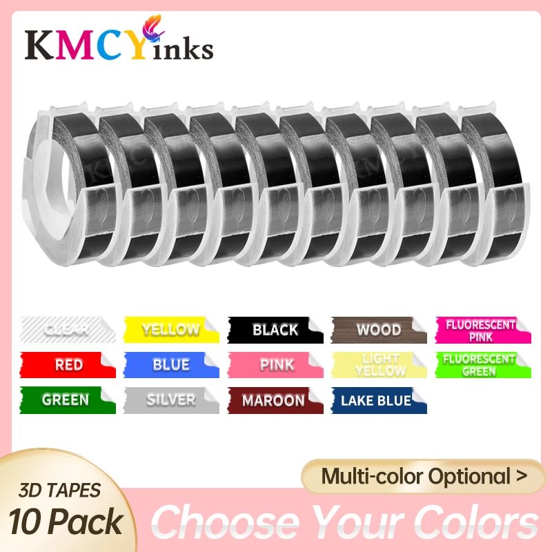 Многоцветные ленты KMCYinks для этикеток диаметром 9/12 мм * 3 м, совместимы с Dymo plastic, ленты для этикеток 1610 1880 12965
Многоцветные ленты KMCYinks для этикеток диаметром 9/12 мм * 3 м, совместимы с Dymo plastic, ленты для этикеток 1610 1880 12965