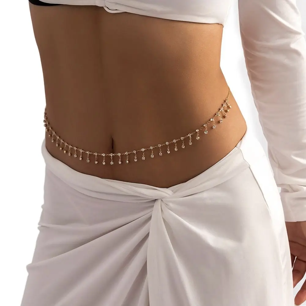 

Waist Chain Bohemia Belly Belt For Girls Rhinestone Body Jewelry Korean Waistbands Women Waist Chain Crystal Belly Belt