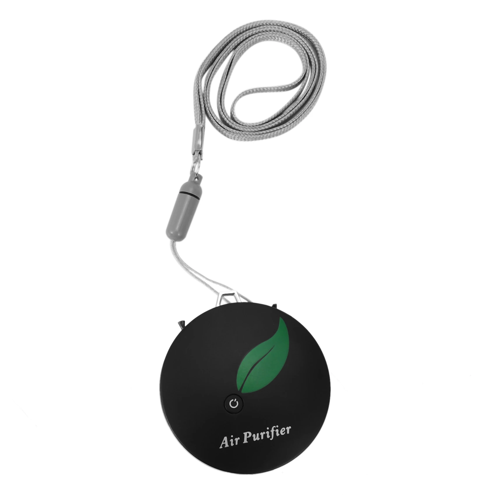 

Personal Wearable Air Purifier Necklace Mini Portable Air Freshner Ionizer Negative Ion Generator For Adults Kids Black