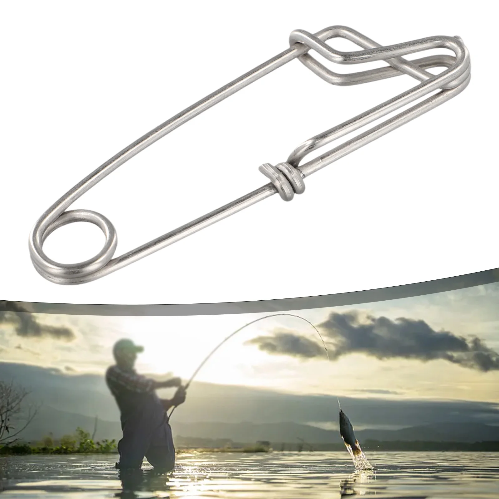 Durable High Quality Hot Sale Pratical Fishing Snap Swivels Replacement Silver Stainless Steel Terminal Tackle 1pcs
Durable High Quality Hot Sale Pratical Fishing Snap Swivels Replacement Silver Stainless Steel Terminal Tackle 1pcs