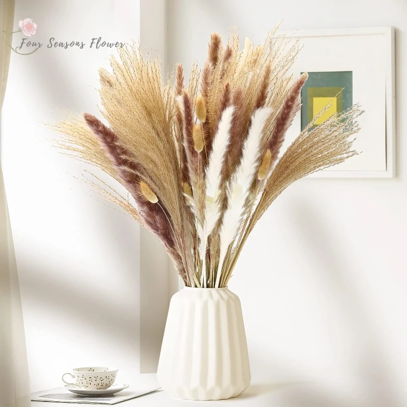 100pcs Fluffy Pampas Dried Flowers Bouquet For Wedding Ramadan Decoration Dining Home Table Decor Accessories Artificial Plants
100pcs Fluffy Pampas Dried Flowers Bouquet For Wedding Ramadan Decoration Dining Home Table Decor Accessories Artificial Plants