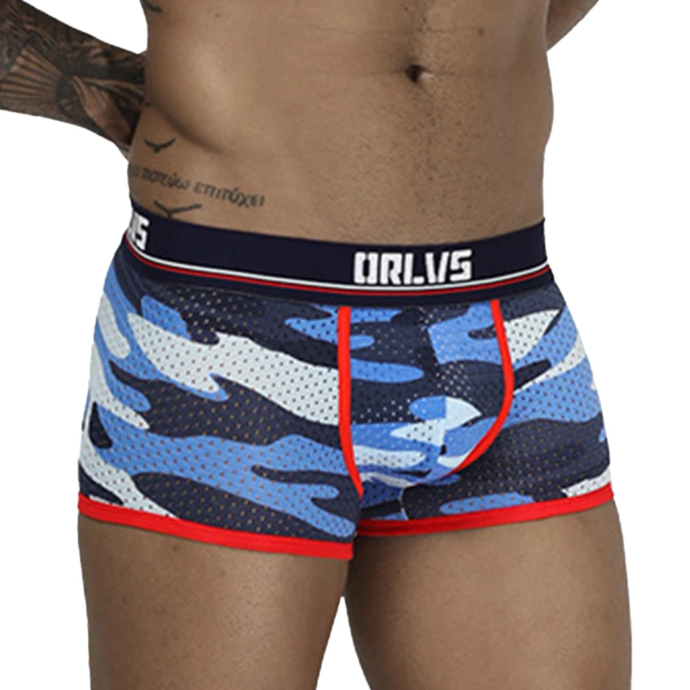 Sexy Men Boxer Camouflage Underwear Big Pouch U Convex Briefs Mesh Ultra-thin Underpants Male All Seasons Shorts Trunks
Sexy Men Boxer Camouflage Underwear Big Pouch U Convex Briefs Mesh Ultra-thin Underpants Male All Seasons Shorts Trunks