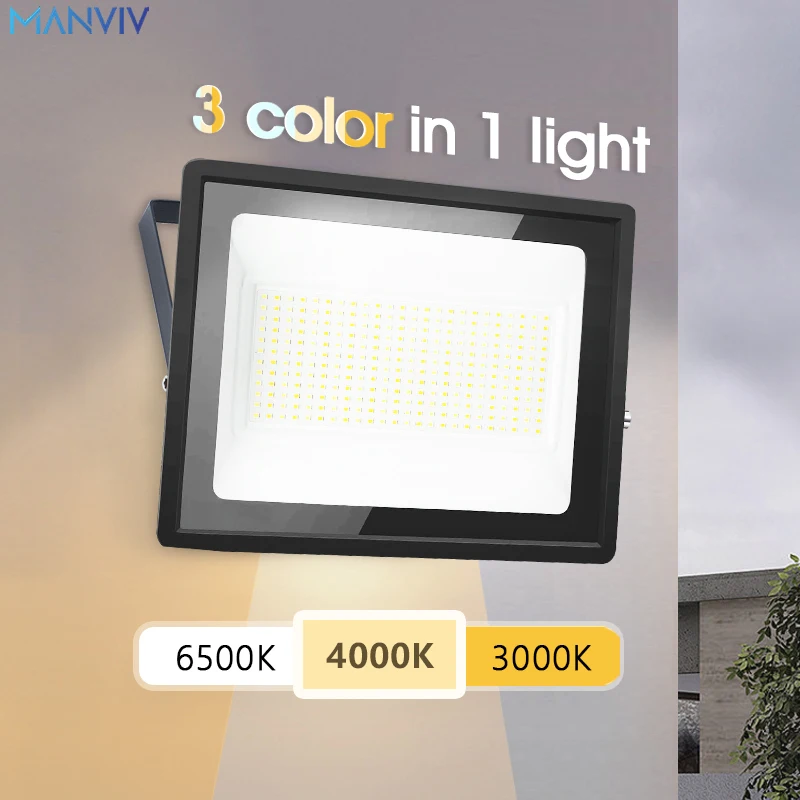 

MANVIV Led Reflectors for Outdoor IP65 Waterproof 220V Spotlight Cold Warm Neutral White Led flood Lighting for Street Wall