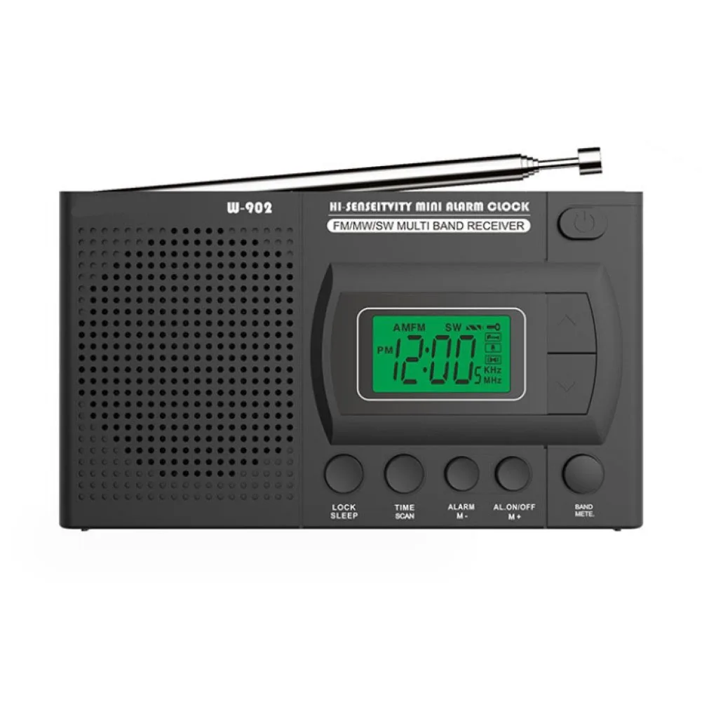 1pc Radio/recorder Display Built-in Speaker Automatic Shutdown General Public Portable Clock Pocket FM/AM/SW LCD Clock Radio
1pc Radio/recorder Display Built-in Speaker Automatic Shutdown General Public Portable Clock Pocket FM/AM/SW LCD Clock Radio