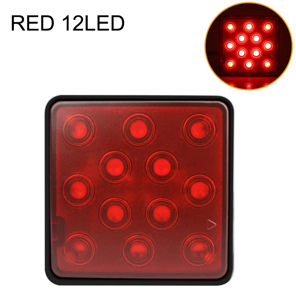 Lamp LED Brake Light 1 Piece 12/15LED Accessory Fit 2 INCH Towing Hauling Hitch Cover Part Replace Replacement
Lamp LED Brake Light 1 Piece 12/15LED Accessory Fit 2 INCH Towing Hauling Hitch Cover Part Replace Replacement