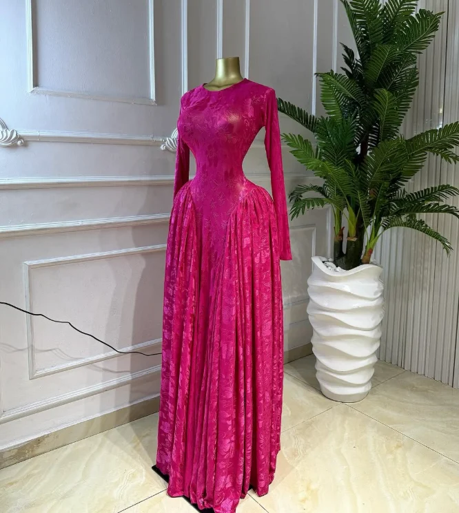 CM.YAYA Women O-neck Long Sleeve Pleated Inner A-line Maxi Dress 2026 Evening Sexy Party Birthday Vacation Long Dresses Vestidos 83 S6176cdb010354935aa4f1cc7738ba0a4J