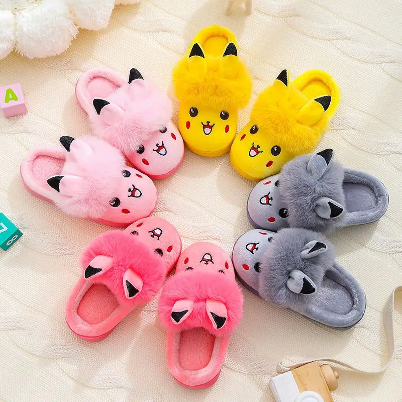 Pokemon Cotton Slippers Anime Pikachu Slippers Kawaii Parent-Child Shoes Cute Child Cotton Slippers Comfortable Soft Indoor Gift
Pokemon Cotton Slippers Anime Pikachu Slippers Kawaii Parent-Child Shoes Cute Child Cotton Slippers Comfortable Soft Indoor Gift