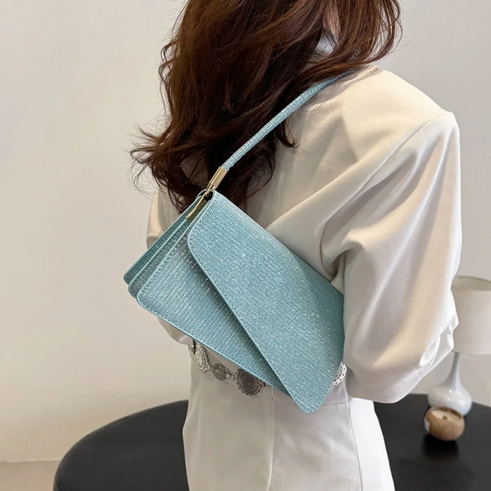 

Trendy Shoulder Bag Hot Sale PU Leather Large Capacity Underarm Bag Casual Retro Totes Bag Daily Life