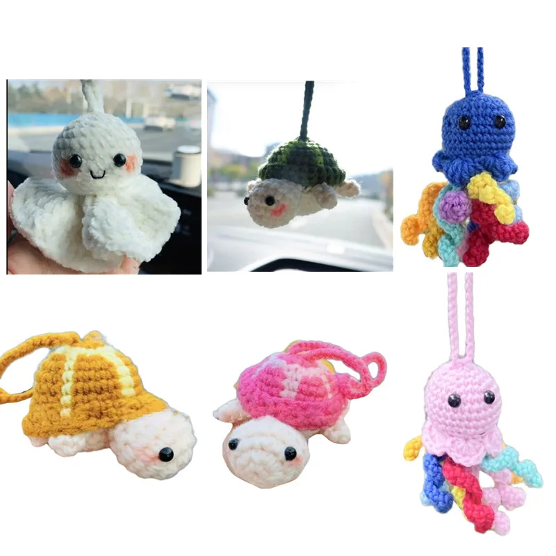 Подвеска для автомобиля, милая вязаная крючком подвесная качели в виде животного ручной работы для зеркала заднего вида, интерьерный Декор автомобиля 
Подвеска для автомобиля, милая вязаная крючком подвесная качели в виде животного ручной работы для зеркала заднего вида, интерьерный Декор автомобиля