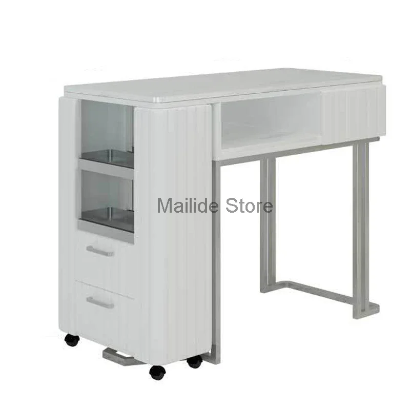 Light Luxury Nail Table Manicure Furniture For Beauty Salon Professional Manicure Table Double Layer With Drawer Nail Tables
Light Luxury Nail Table Manicure Furniture For Beauty Salon Professional Manicure Table Double Layer With Drawer Nail Tables