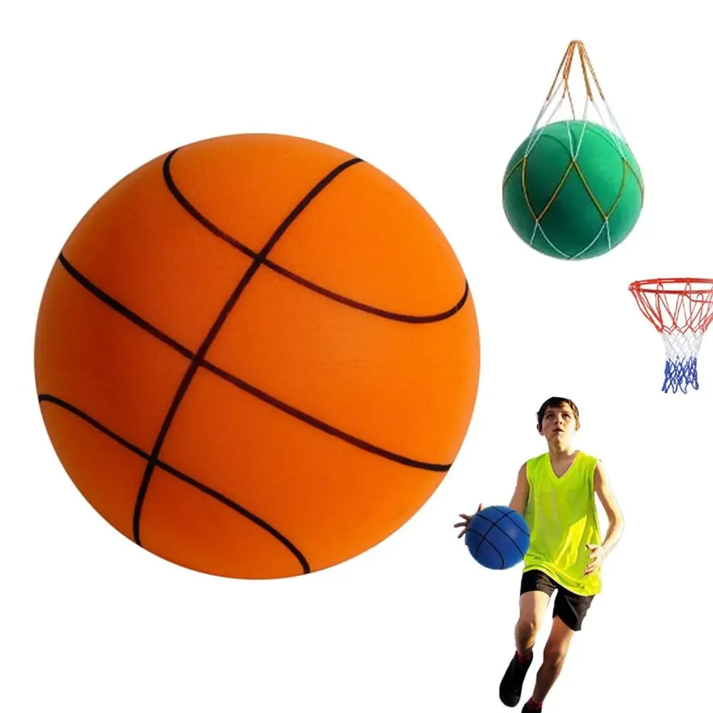 

Легко захватываемый бесшумный баскетбольный мяч для занятий в помещении, мяч для тренировок с низким уровнем шума, мяч для занятий спортом на открытом воздухе
