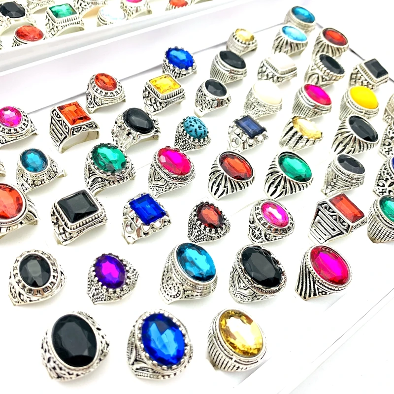 Wholesale 20pcs Rings For Women Mens Glass Stone Finger Jewelry Silver Plated Patterns Festival Party Gifts Droshipping
Wholesale 20pcs Rings For Women Mens Glass Stone Finger Jewelry Silver Plated Patterns Festival Party Gifts Droshipping