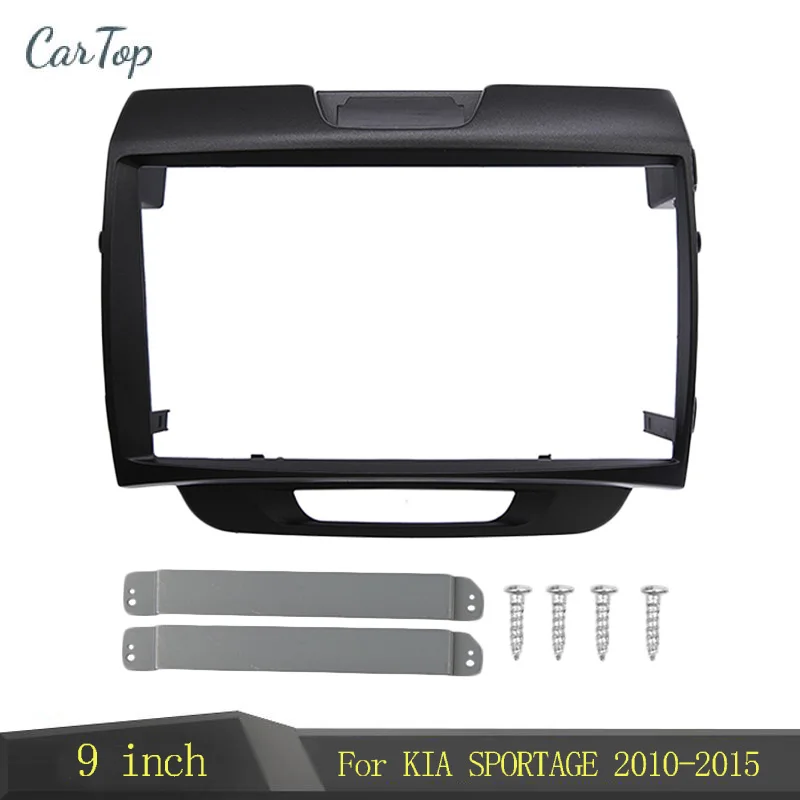 

9 Inch Car Radio Frame for KIA SPORTAGE 2010-2017 Auto Stereo Panel Dash Installation Kit Double Din Fascia GPS DVD Bezel