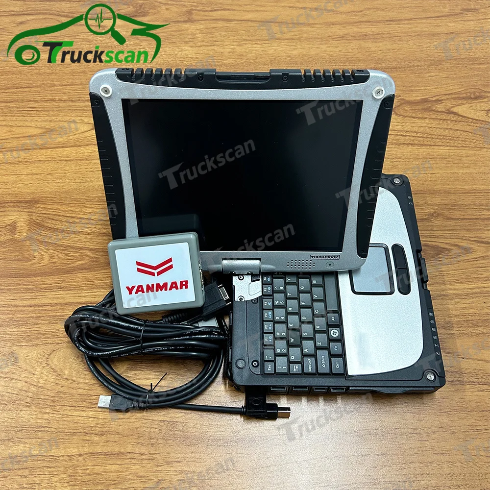 

Ready to use CF19 laptop+For Yanmar diagnostic tool For Yanmar diesel engine Agricultural Construction equipmen diagnostic tool