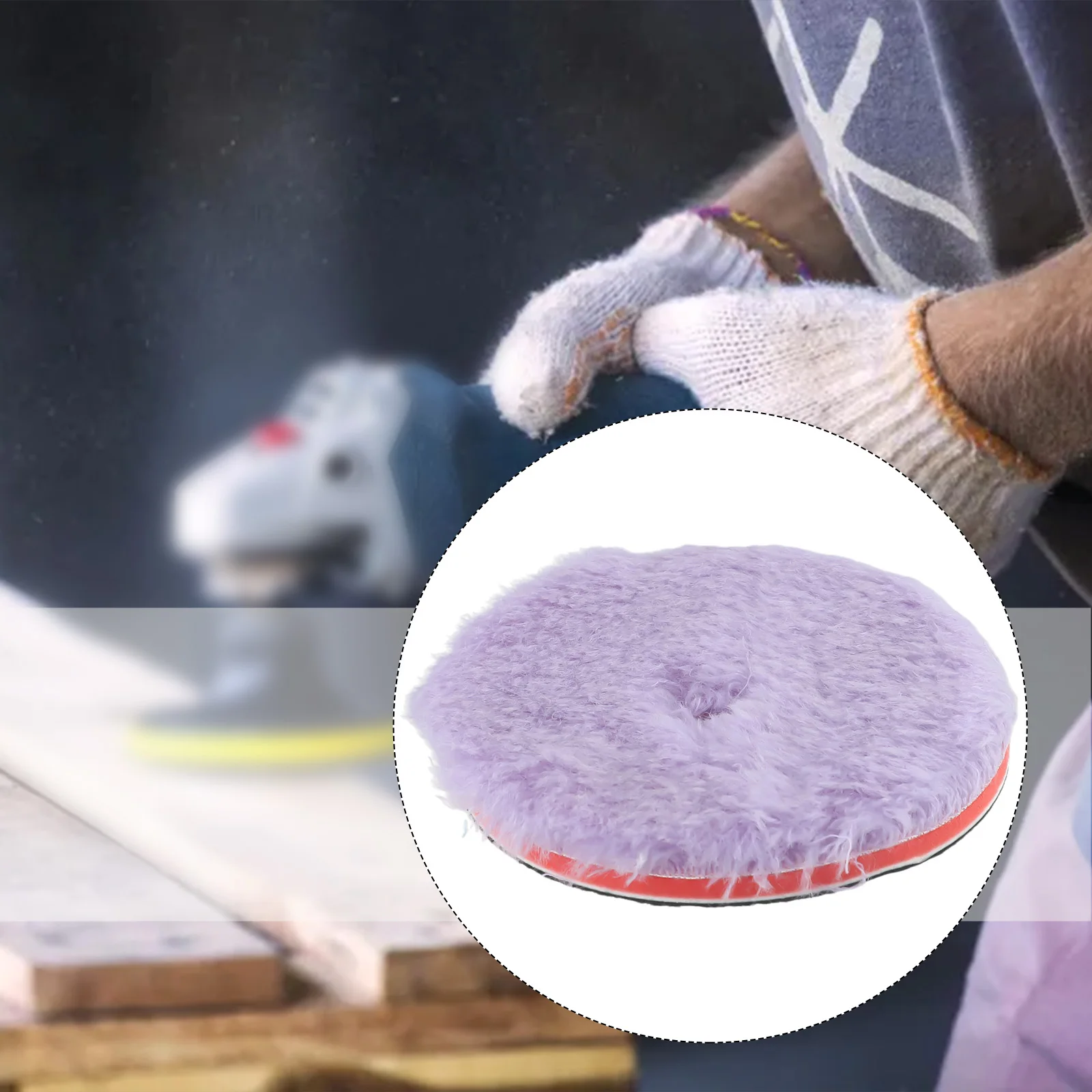 Car Paint Polishing Wool Polishing Pad 130mm Purple Soft Buffer Pads Sponge Foam Wood Car Waxing Wool Polisher
Car Paint Polishing Wool Polishing Pad 130mm Purple Soft Buffer Pads Sponge Foam Wood Car Waxing Wool Polisher