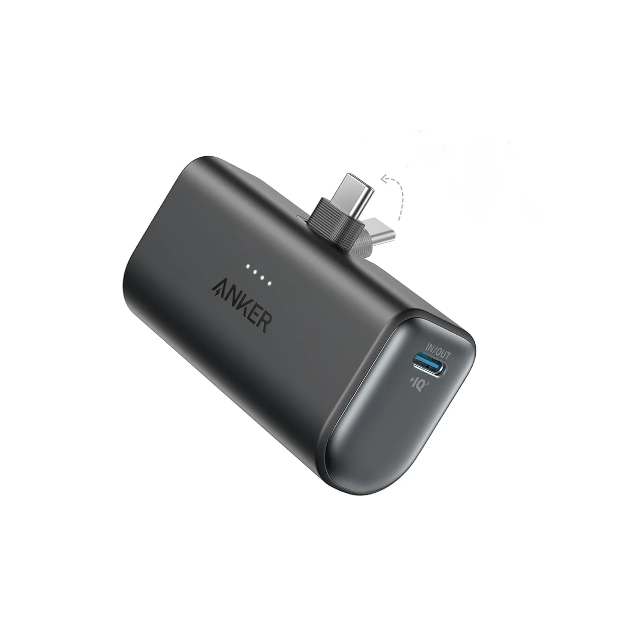 

Anker Nano Power Bank with Built-in Foldable USB-C Connector 5000mAh Portable Charger 22.5W