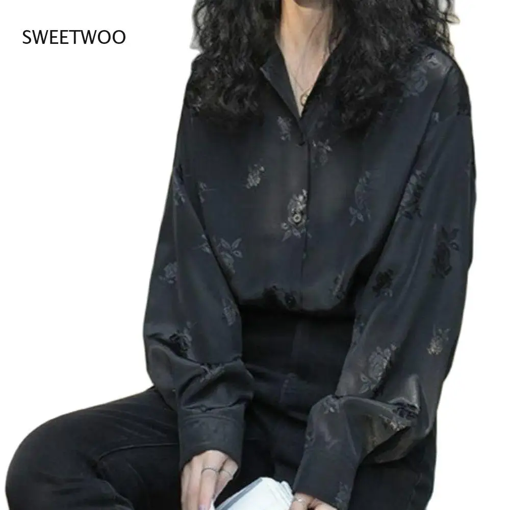 Korean Stain Blouses Shirt Women Spring 2022 Vintage Floral Fashion Oversized Cottagecore Blouse Tops Clothing Female
Korean Stain Blouses Shirt Women Spring 2022 Vintage Floral Fashion Oversized Cottagecore Blouse Tops Clothing Female