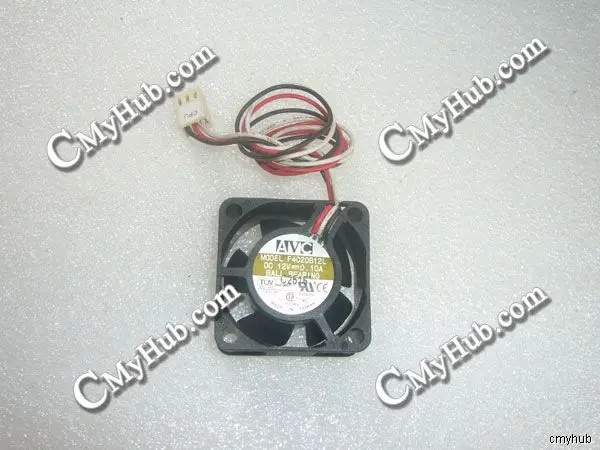 

For AVC F4020B12L DC12V 0.10A 4020 4CM 40MM 40X40X20MM 3pin Cooling Fan F4020B12L