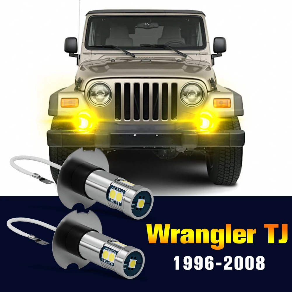 2pcs LED Fog Light Bulb Lamp For Jeep Wrangler TJ 1996-2008 1997 1998 2000 2001 2002 2003 2004 2005 2006 2007 Accessories
2pcs LED Fog Light Bulb Lamp For Jeep Wrangler TJ 1996-2008 1997 1998 2000 2001 2002 2003 2004 2005 2006 2007 Accessories