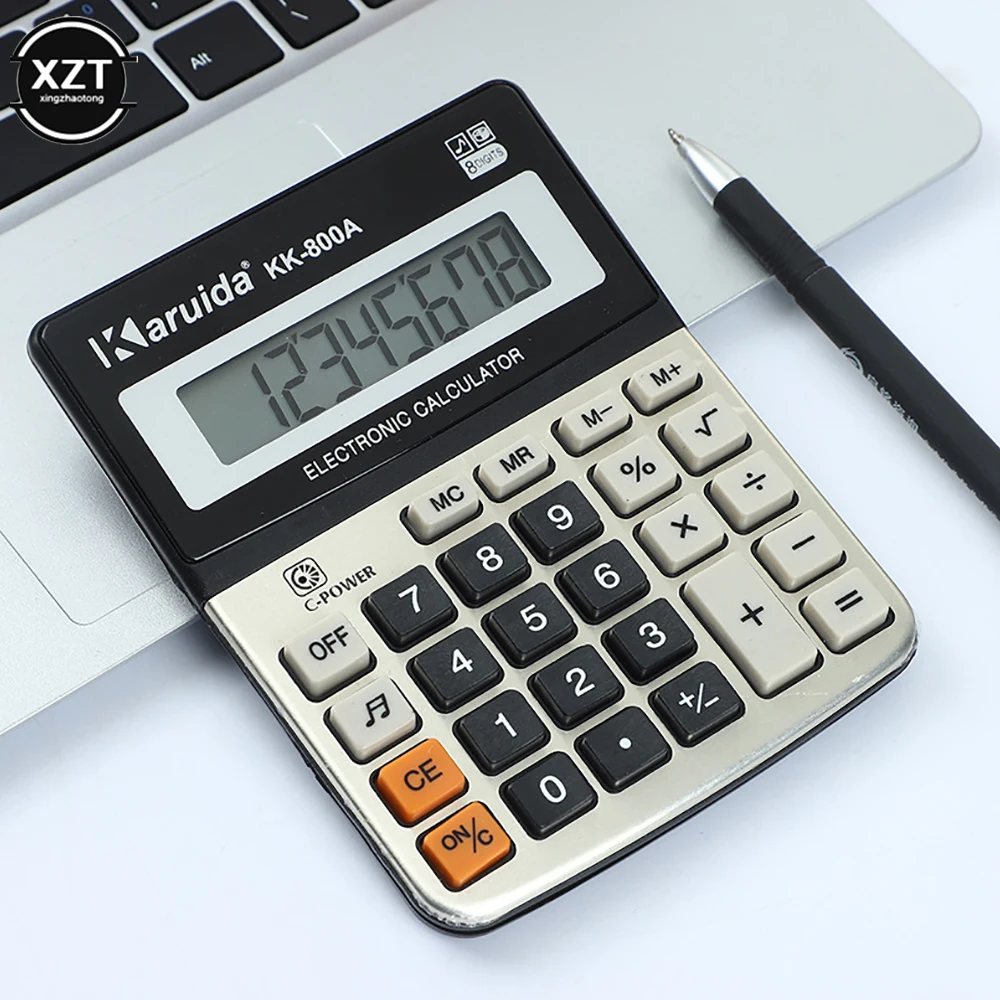 Desktop 8-digit Electronic Calculator Office Financial Accounting Stationery Iron Faced Small Calculator Student Supplies
Desktop 8-digit Electronic Calculator Office Financial Accounting Stationery Iron Faced Small Calculator Student Supplies