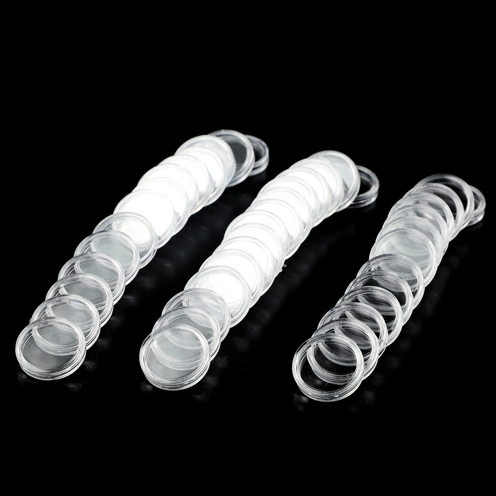 100Pcs 18mm Coin Holder Display Case Organizer Collection Box Plastic Clear Coin Capsules Storage Case Box Holder
100Pcs 18mm Coin Holder Display Case Organizer Collection Box Plastic Clear Coin Capsules Storage Case Box Holder