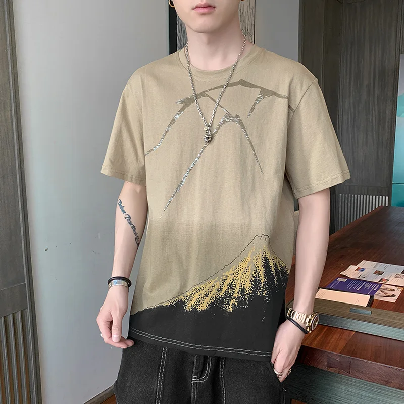 Fashion O-Neck Printed Casual Short Sleeve T-Shirts Men's Clothing 2024 Summer New Loose All-match Tops Korean Tee Shirt
Fashion O-Neck Printed Casual Short Sleeve T-Shirts Men's Clothing 2024 Summer New Loose All-match Tops Korean Tee Shirt