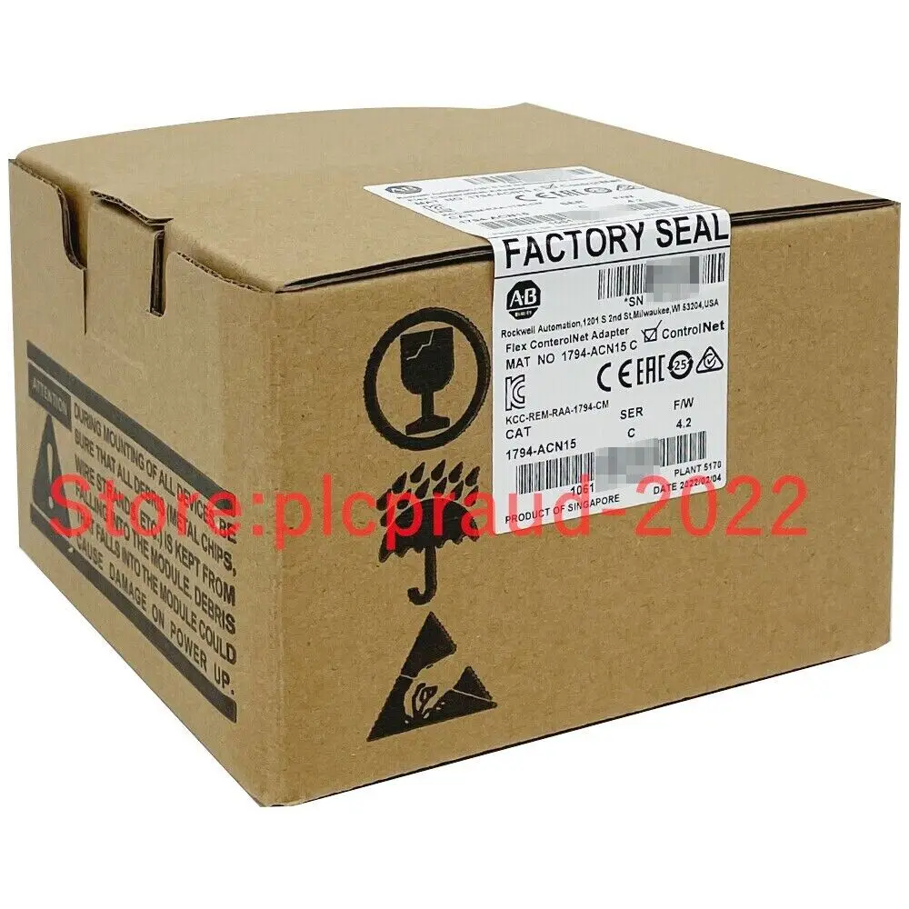 New Factory Sealed AB 1794-ACN15 SER C Flex I/O ControlNet Adapter Module
New Factory Sealed AB 1794-ACN15 SER C Flex I/O ControlNet Adapter Module