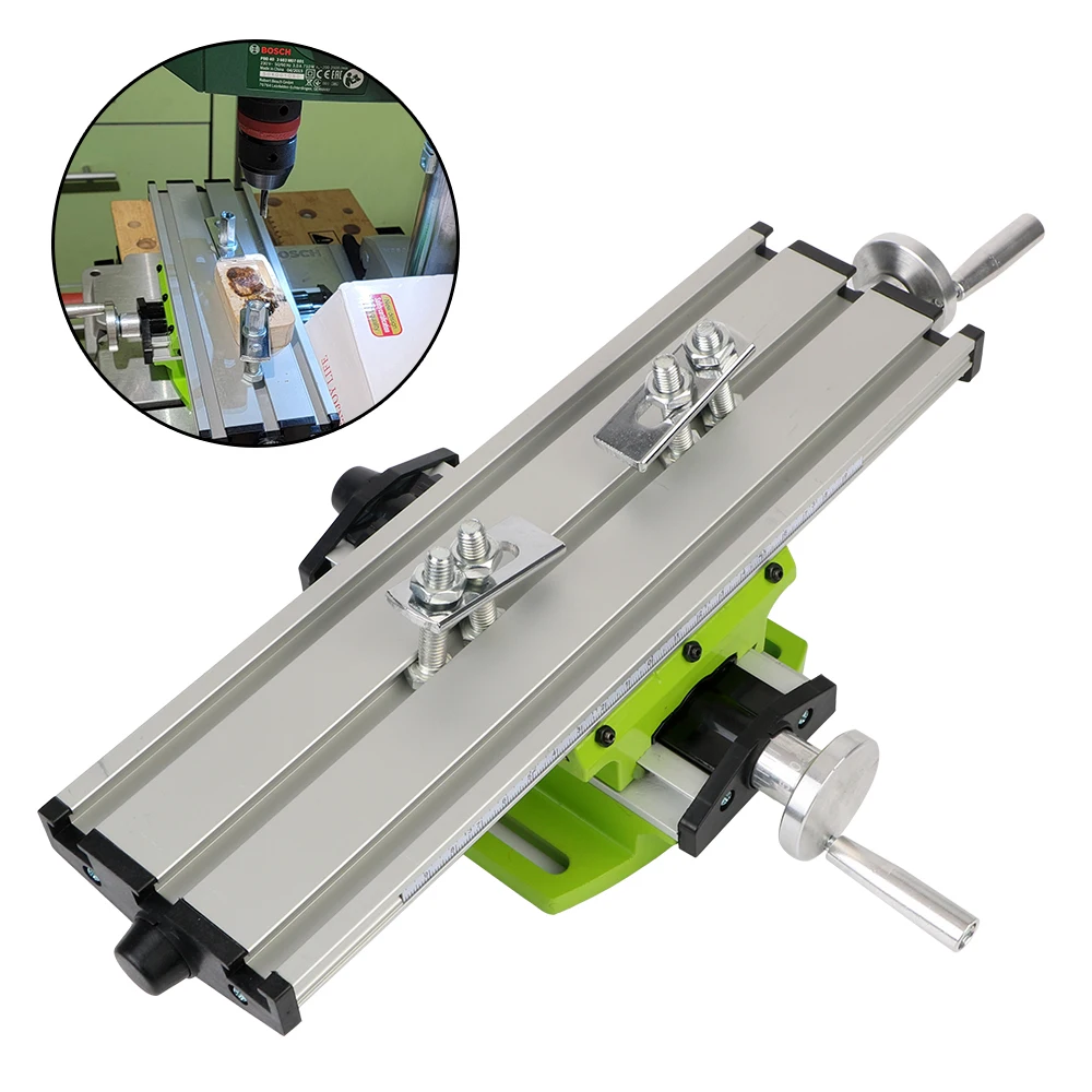 Working Table Cross Slide Table Mini Precision Milling Machine Worktable Adjustable X-Y Axis Drill Vise Fixture Multifunction
Working Table Cross Slide Table Mini Precision Milling Machine Worktable Adjustable X-Y Axis Drill Vise Fixture Multifunction