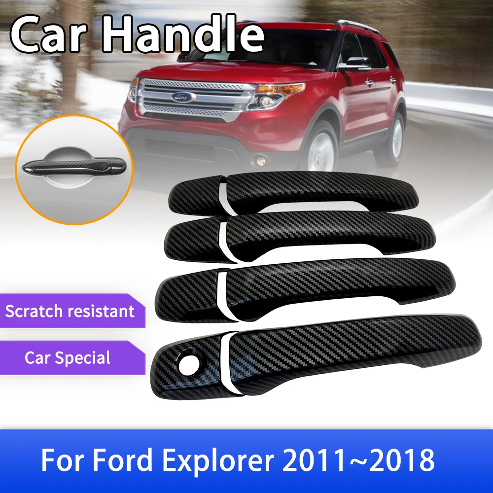 Carbon Fiber Smart Door Handle Cover Fit for Ford Explorer U502 2011~2018 Classic Car Exterior Accessories Creative Sticker Trim
Carbon Fiber Smart Door Handle Cover Fit for Ford Explorer U502 2011~2018 Classic Car Exterior Accessories Creative Sticker Trim