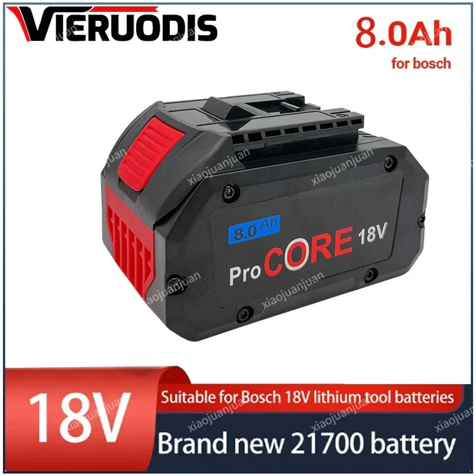 For Bosch 18V 6.0AH 8.0AH 10.0AH Professional Cordless Tool BAT618 BAT609 GBA18V80 21700 Battery ProCORE Replacement Battery
For Bosch 18V 6.0AH 8.0AH 10.0AH Professional Cordless Tool BAT618 BAT609 GBA18V80 21700 Battery ProCORE Replacement Battery