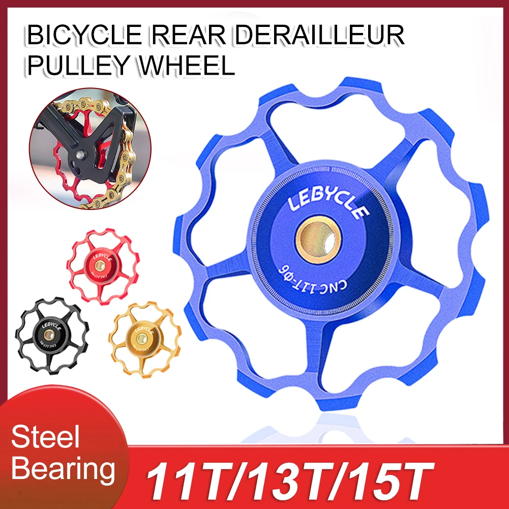 5.1mm 11T/13T/15T Bicycle Rear Derailleur Pulley Jockey Steel Bearing Bike Aluminum Alloy Guide Roller Road Bike MTB Parts
5.1mm 11T/13T/15T Bicycle Rear Derailleur Pulley Jockey Steel Bearing Bike Aluminum Alloy Guide Roller Road Bike MTB Parts
